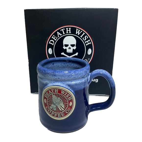 2019 Death Wish Coffee Mug THE MEMORIAL MUG Deneen Pottery Numbered  2695/3500